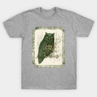 Messenger || Surreal Owl Nature Illustration T-Shirt